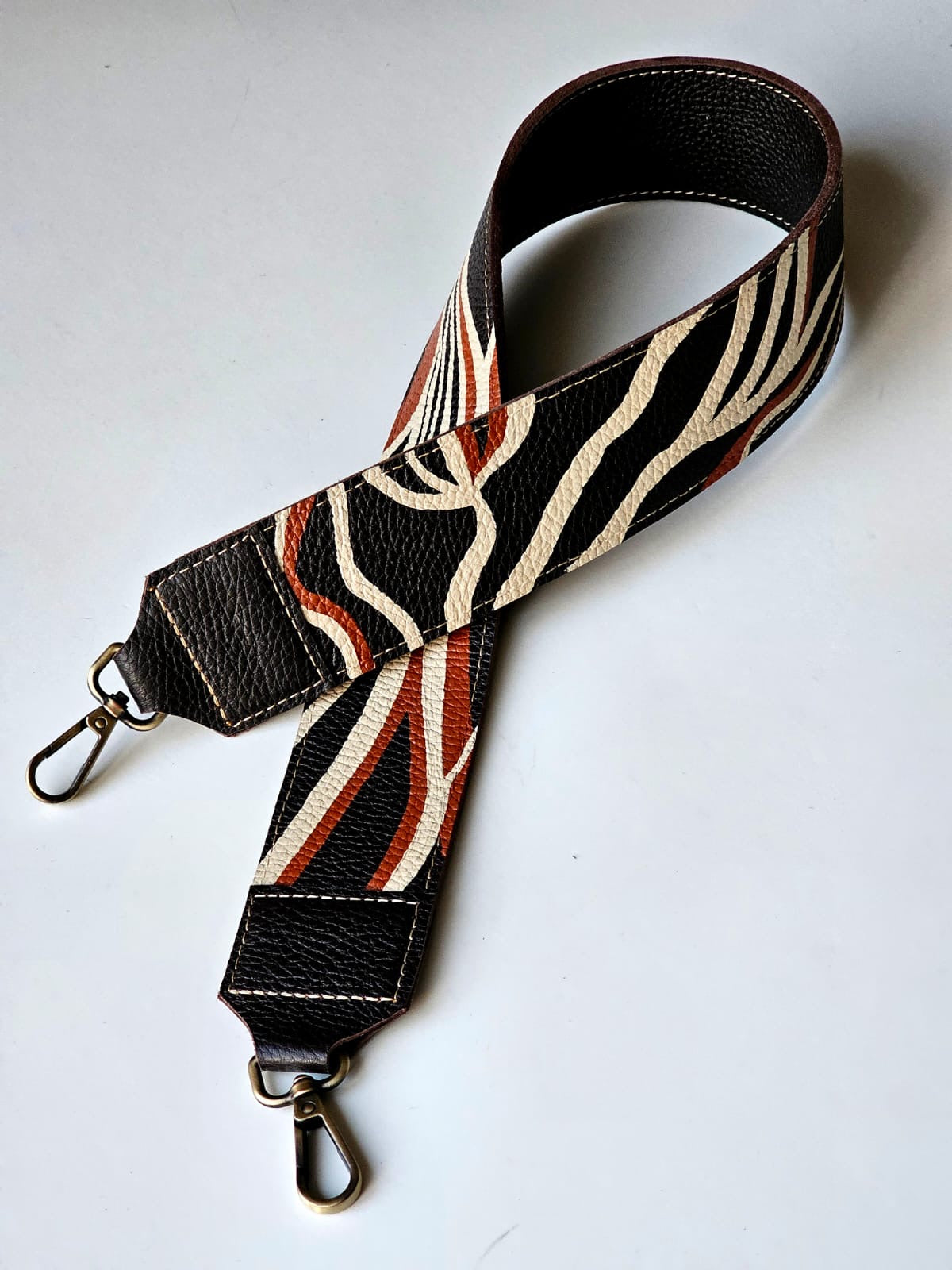 Leather Strap X Terra Zebra