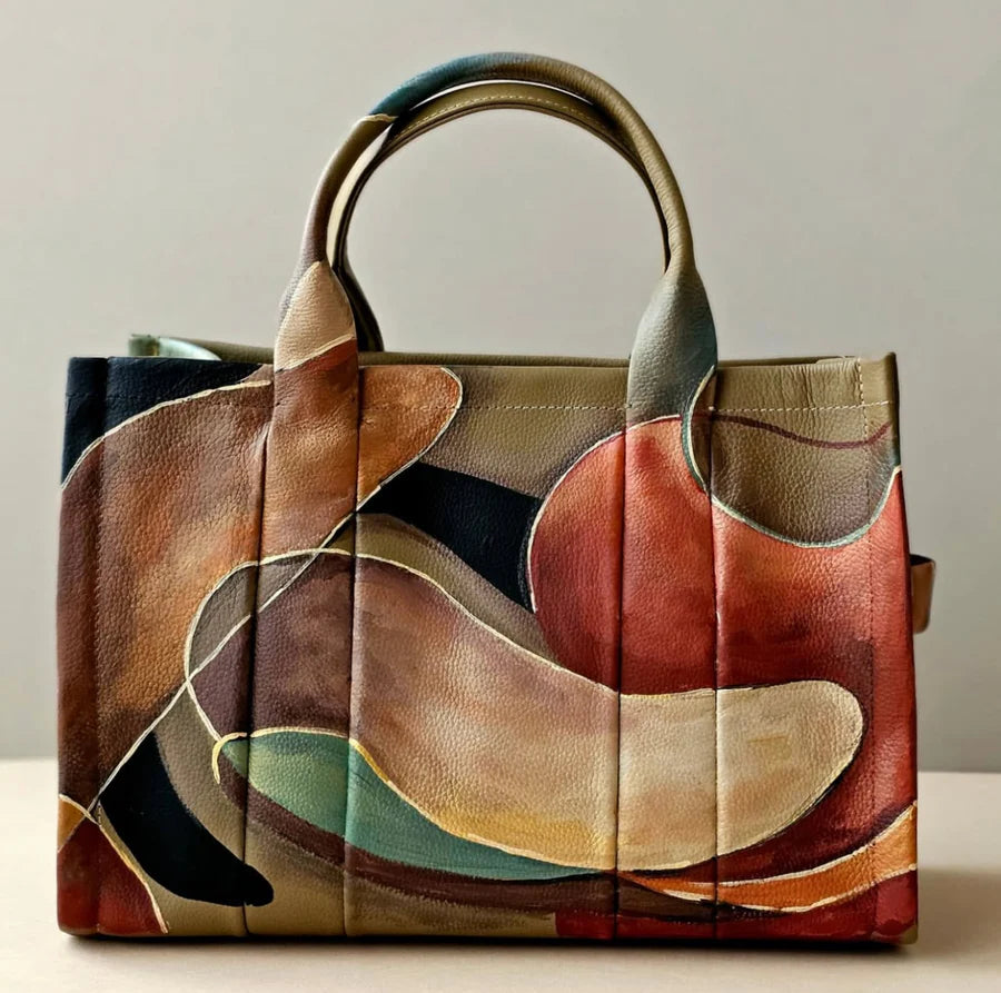 Large Tote Bag Olive X Colors 2