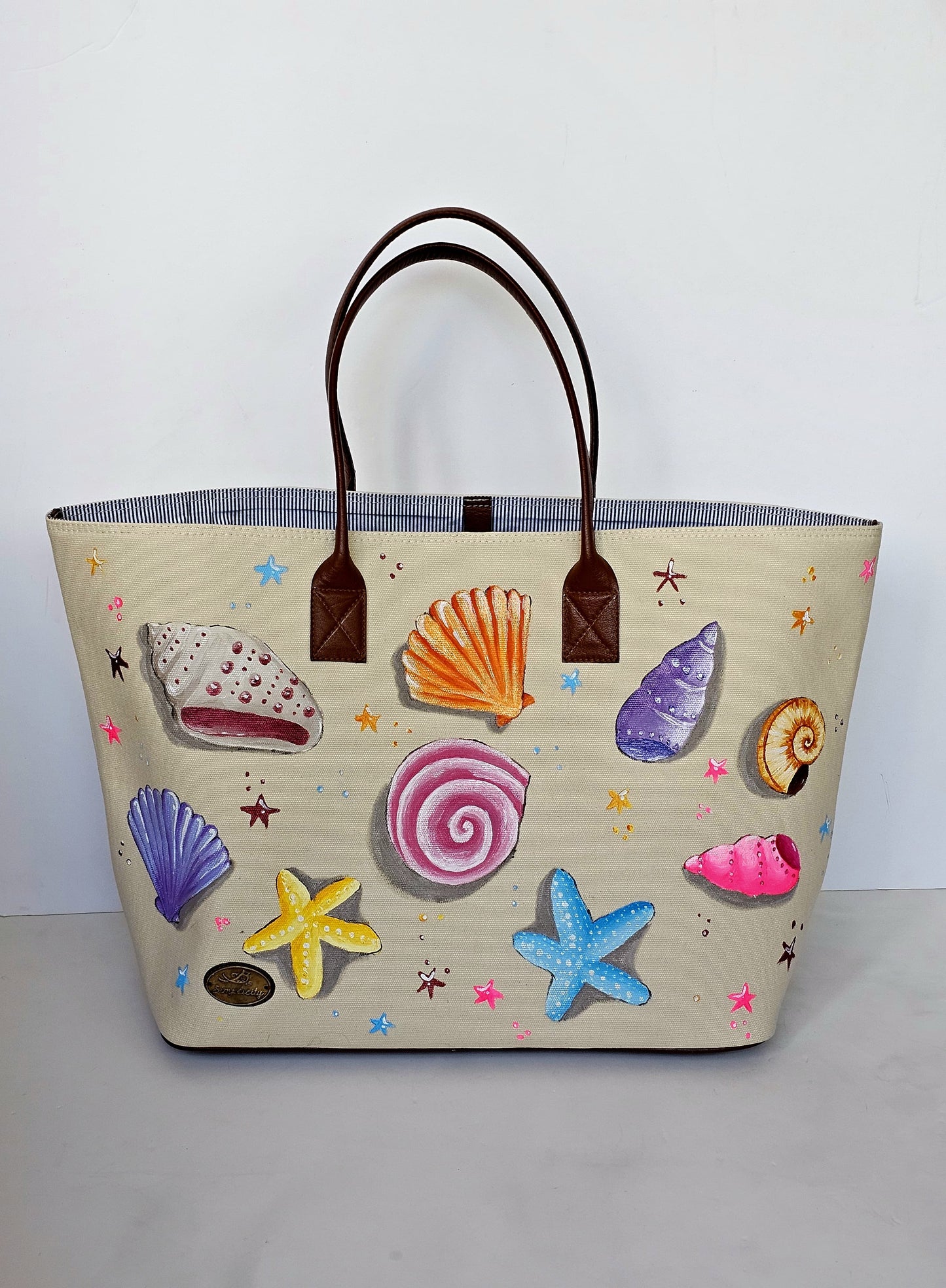Beach Bag X Colorful Seashells