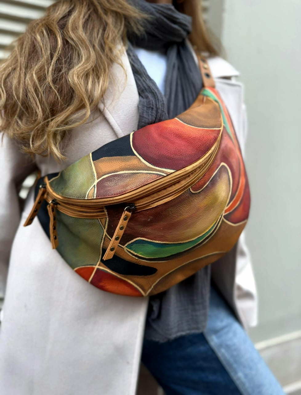 Leather Bumbag Havan Base X Colors