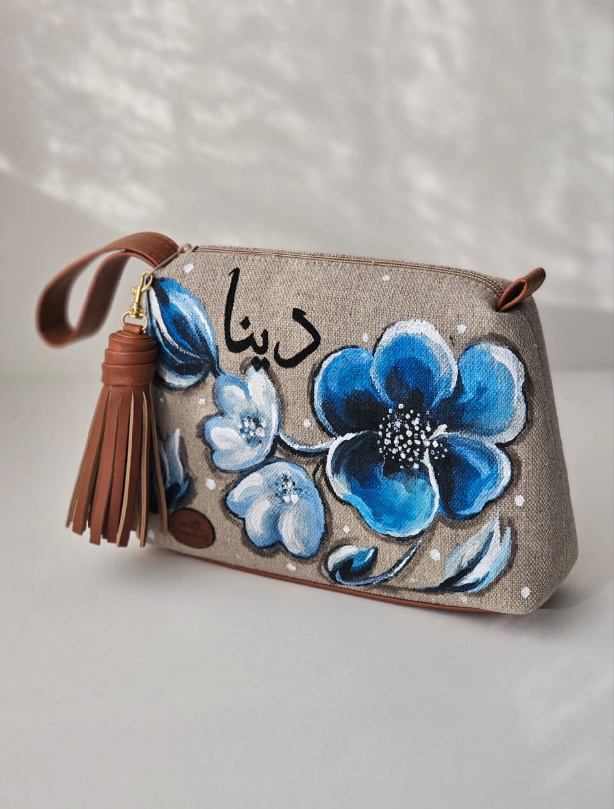 Gogo Clutch X Blue Flowers