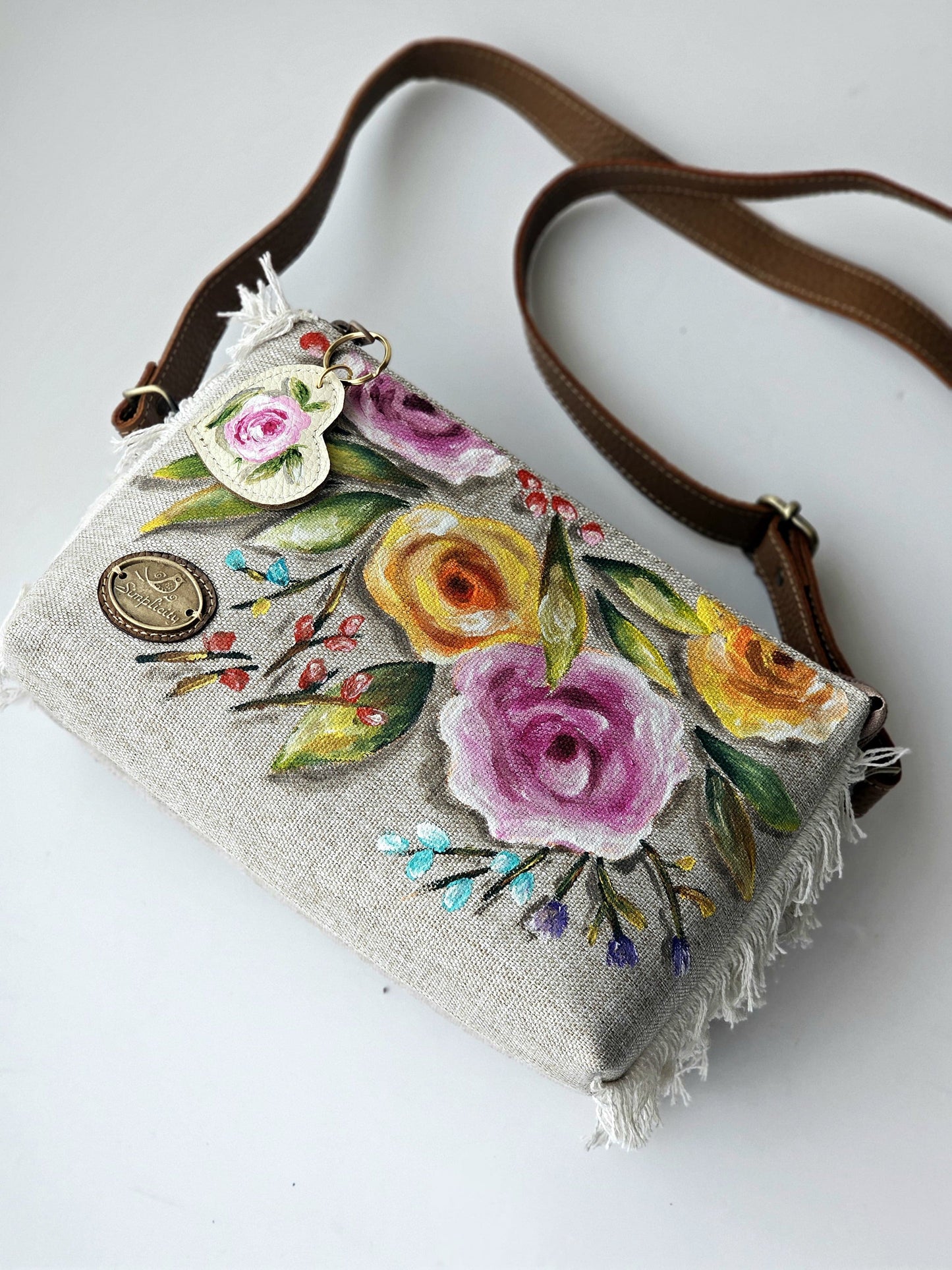 Cross Bag Flowers Design 2