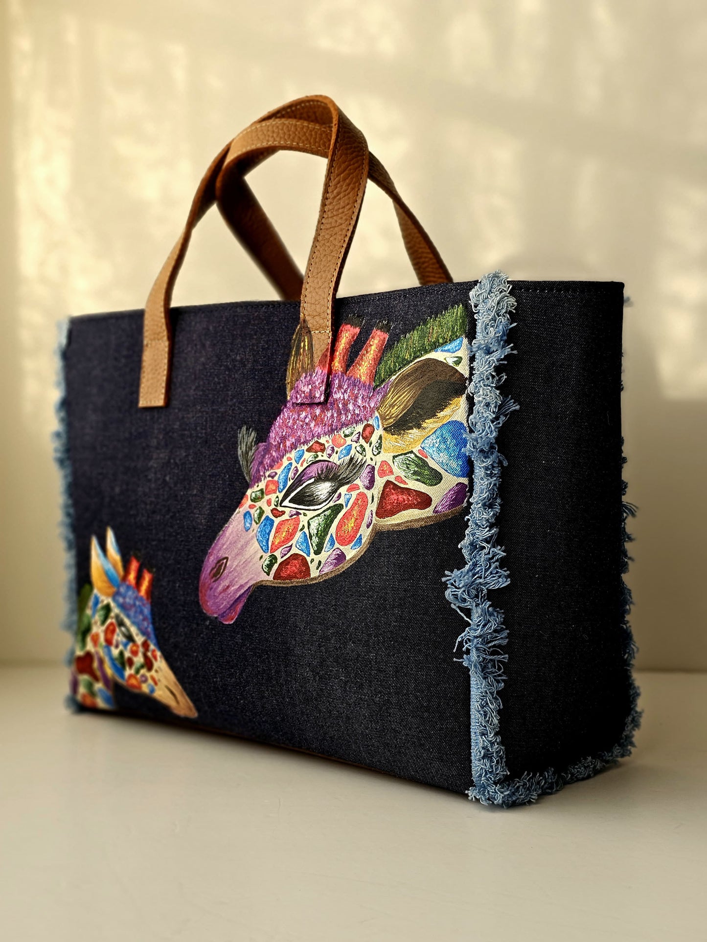 Jeans Tote Bag Jeans X Giraffe