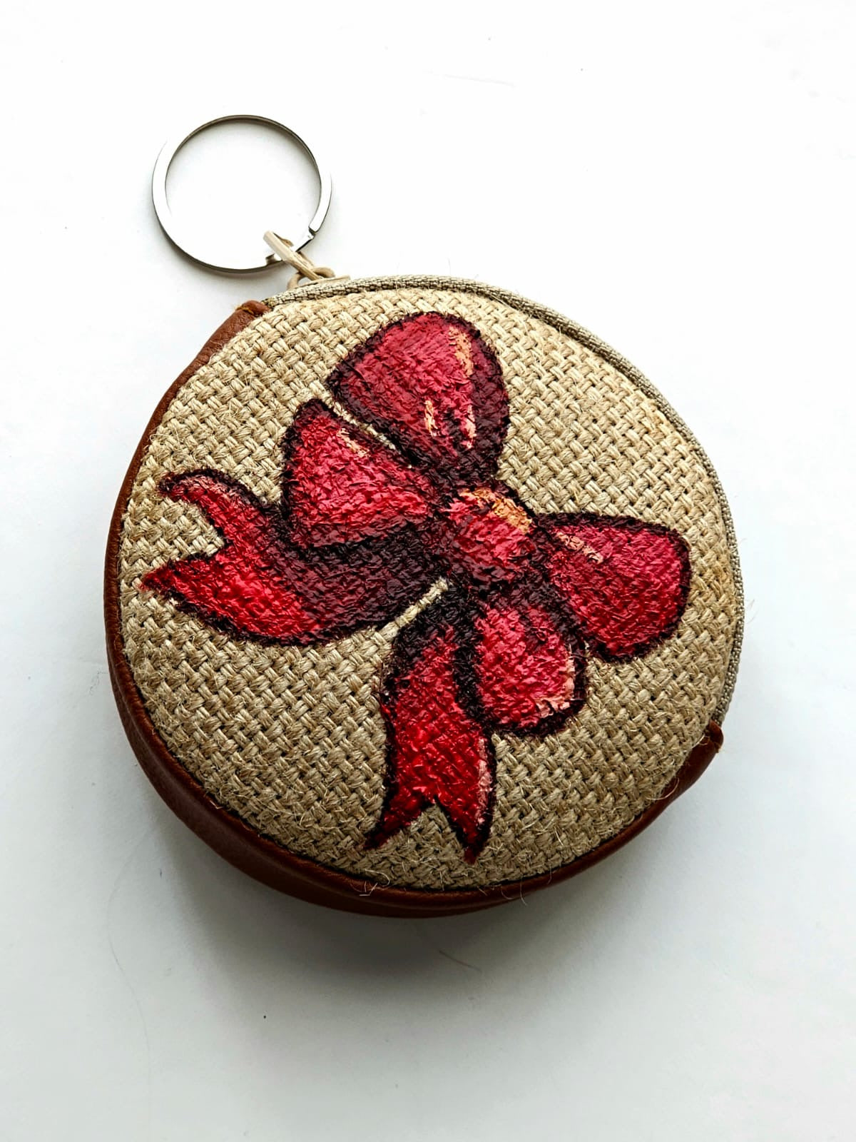 Red Ribbon Coin Purse
