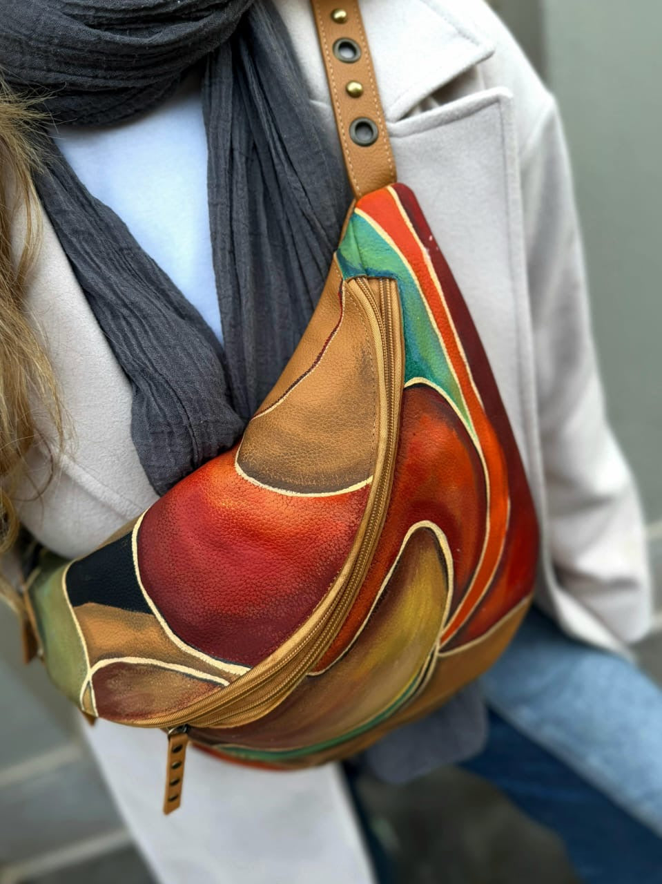 Leather Bumbag Havan Base X Colors