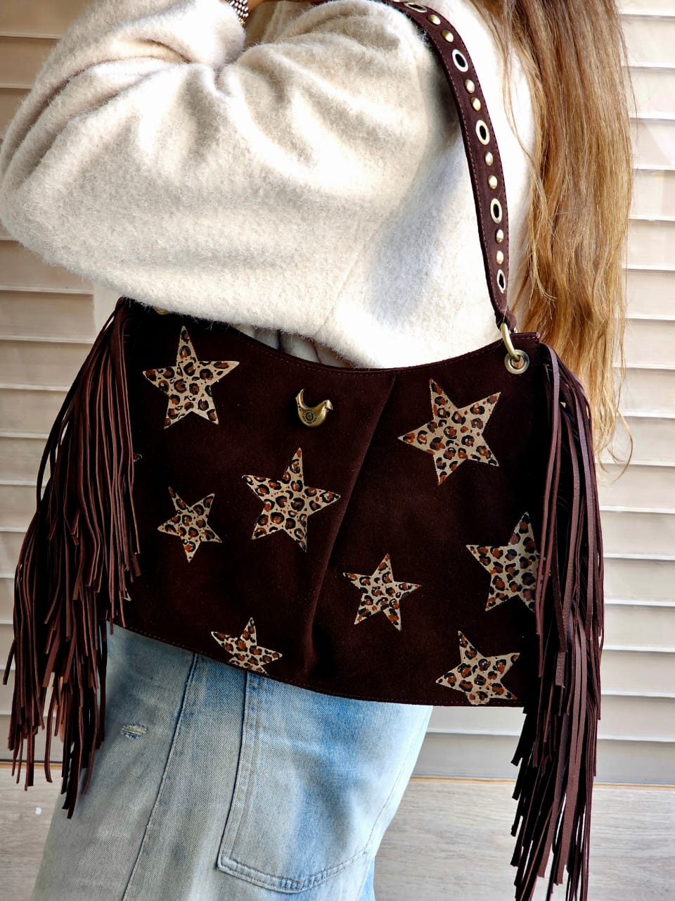 Shoulder Bag Side Fringes