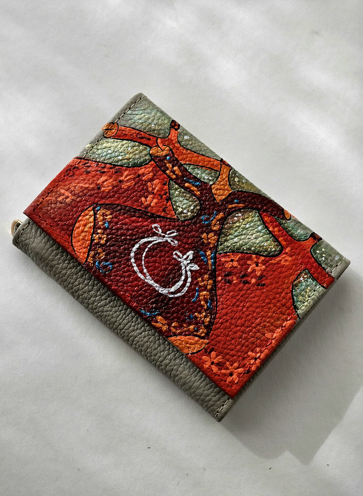 Small leather Wallet X Dancing Tanoura