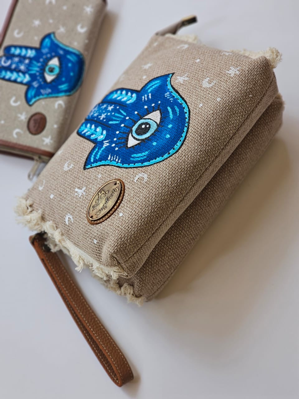 Cross Bag + Wallet Blue Kaf
