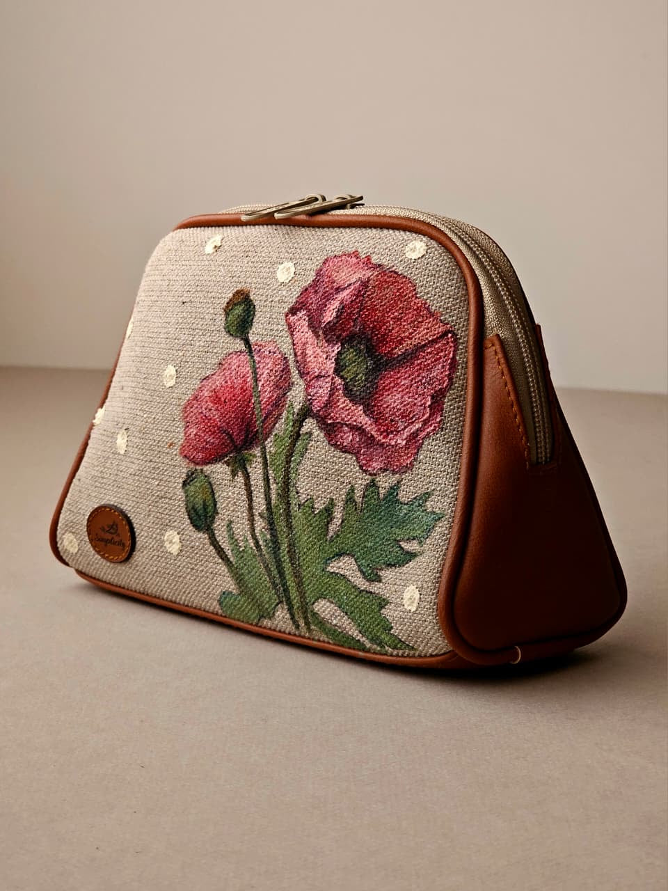 Makeup Pouch X Pink Flowers