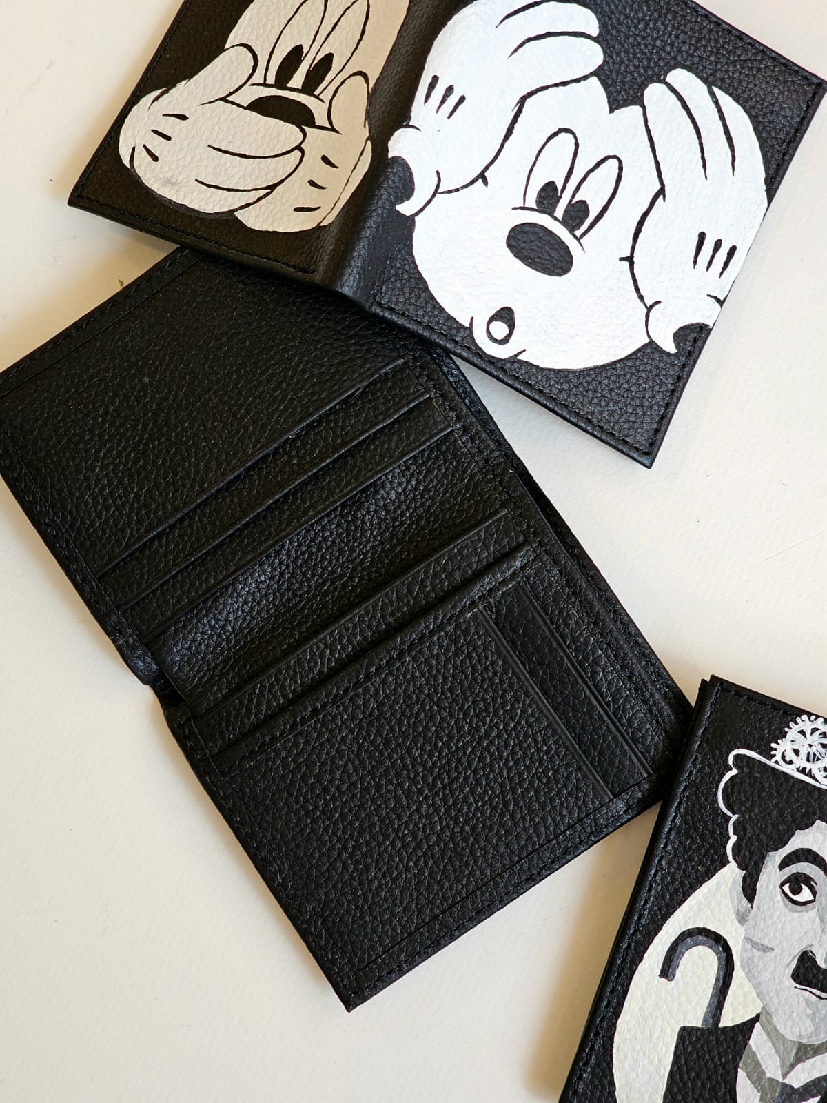 Leather Wallet X Mickey Mouse