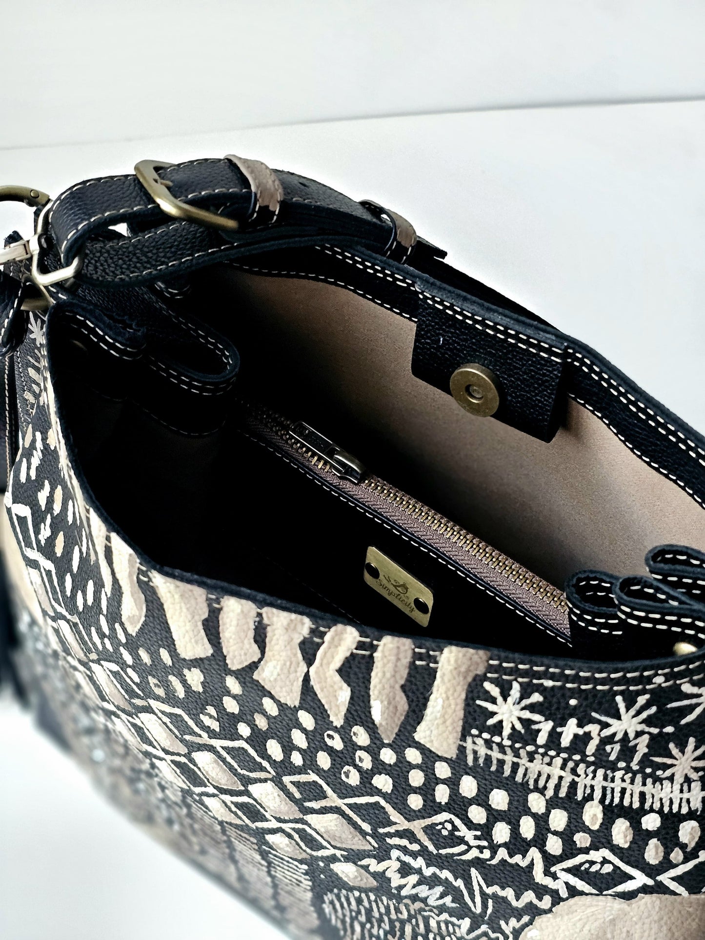 Leather Bags with Side Tassel