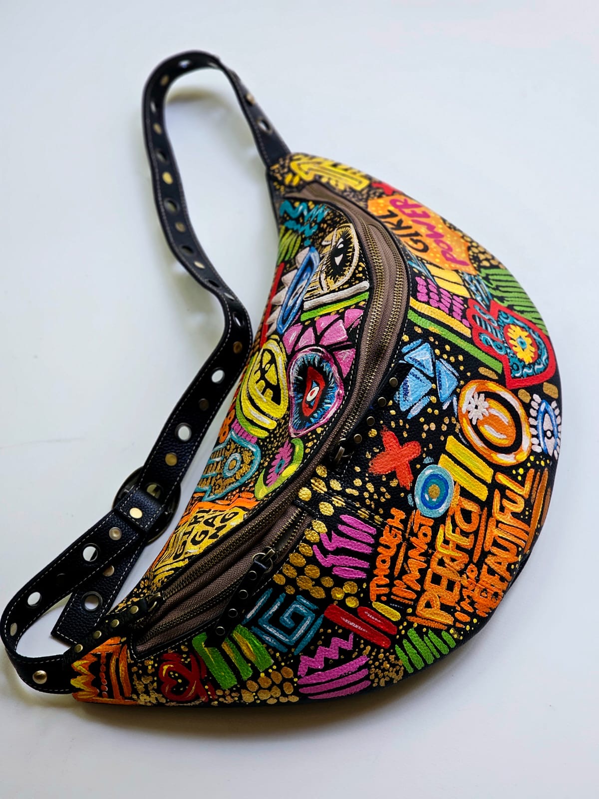 Leather Bumbag Colorful
