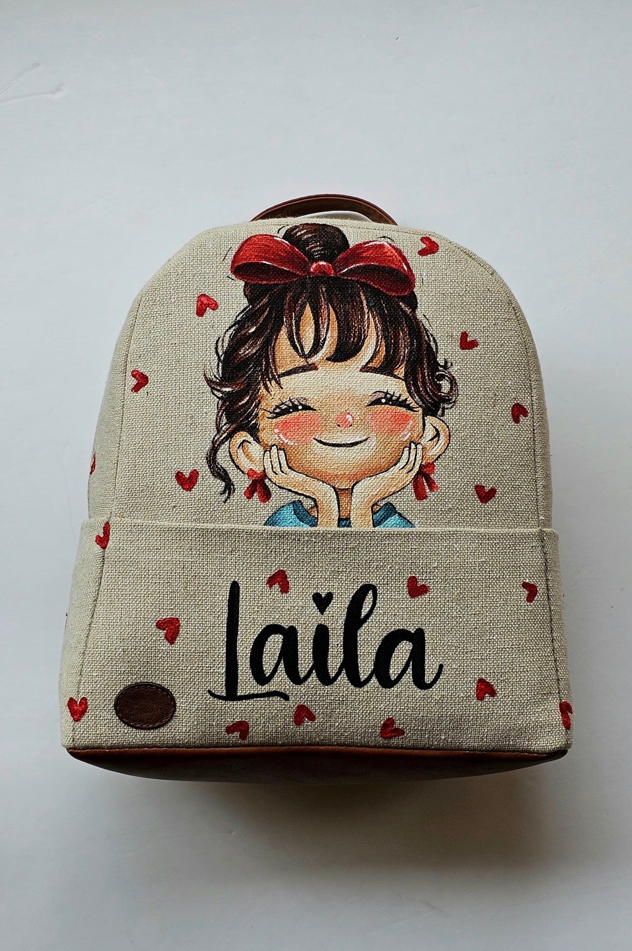 Medium Backpack X Red Bow