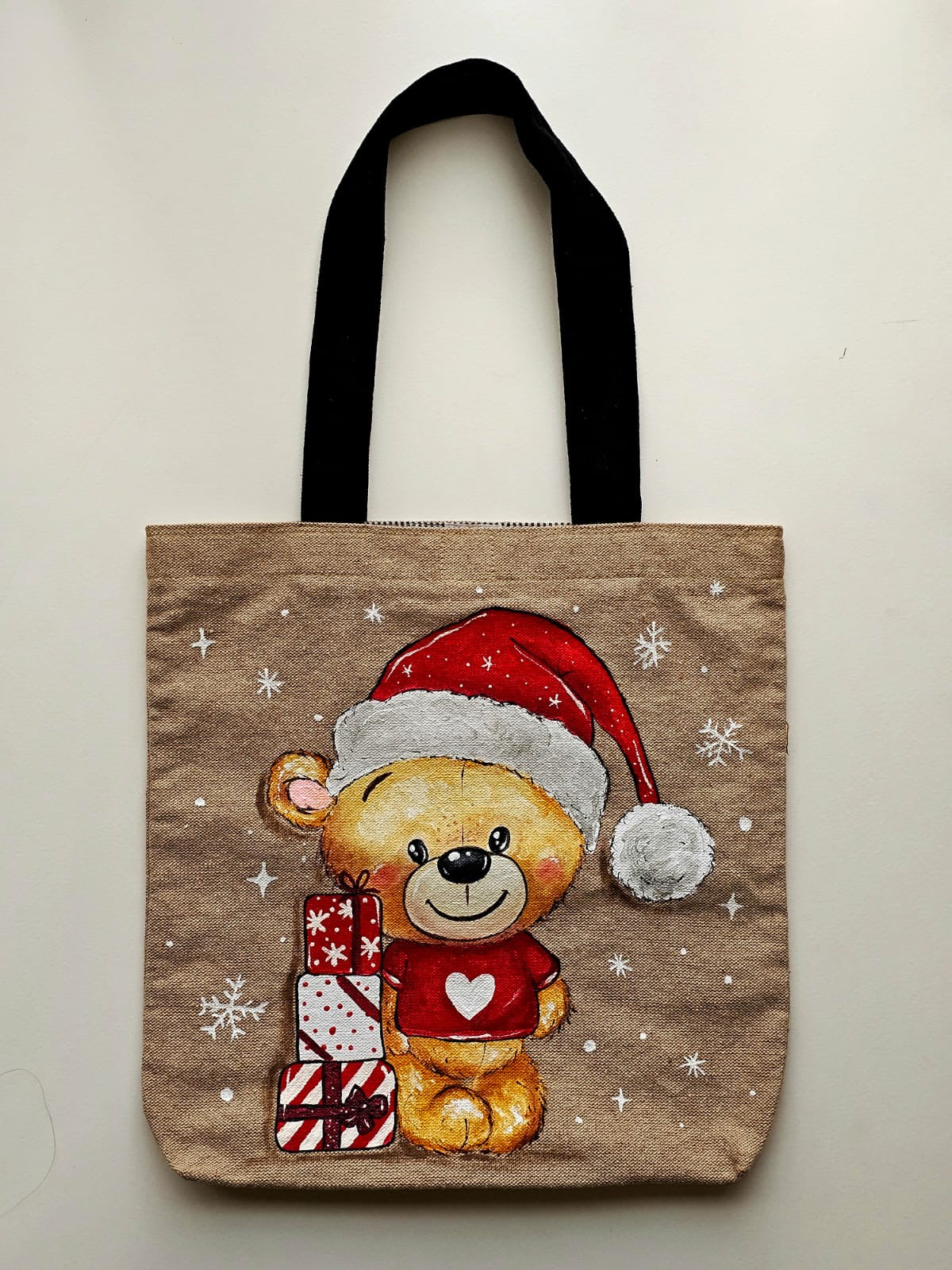 Fabric Bag X Santa Bear