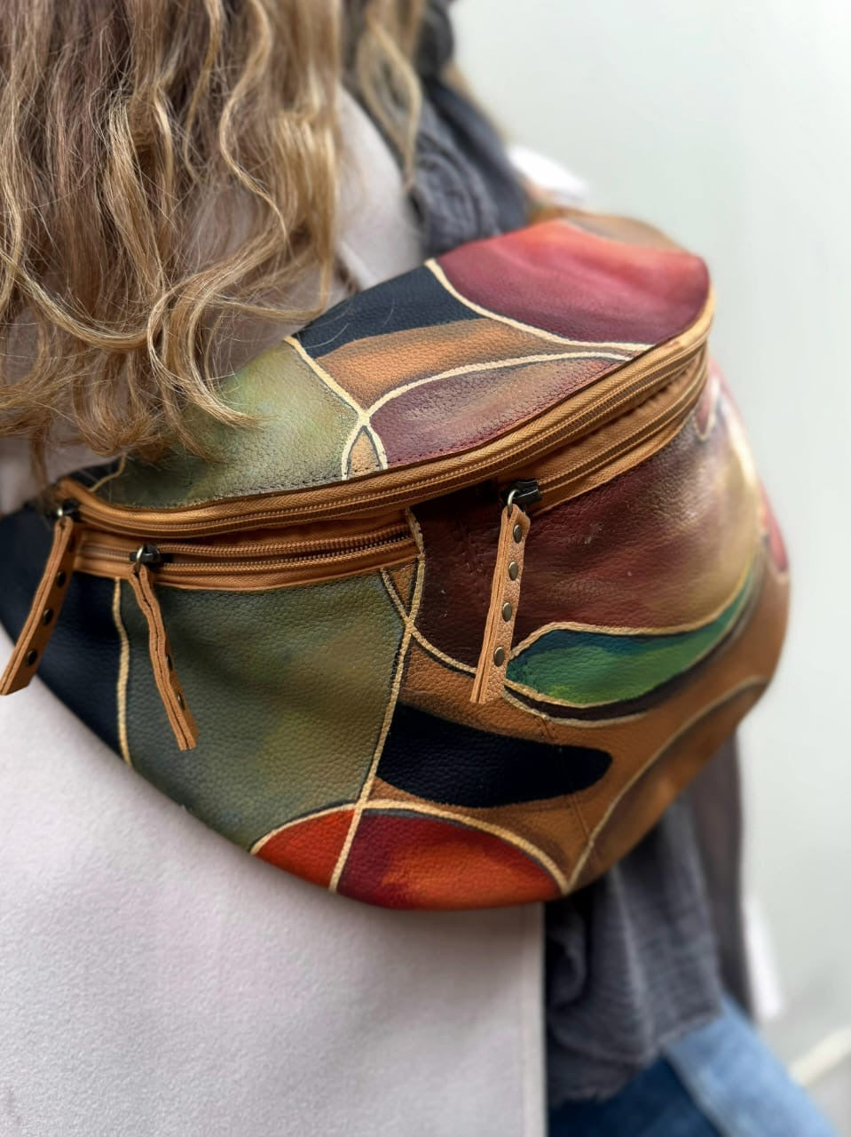 Leather Bumbag Havan Base X Colors