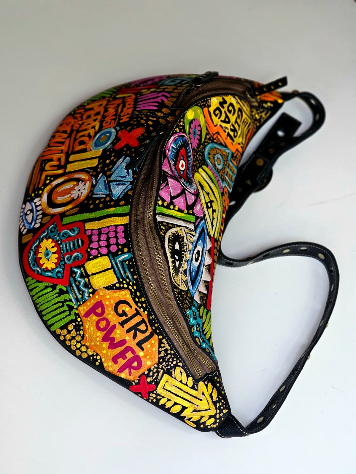 Leather Bumbag Colorful
