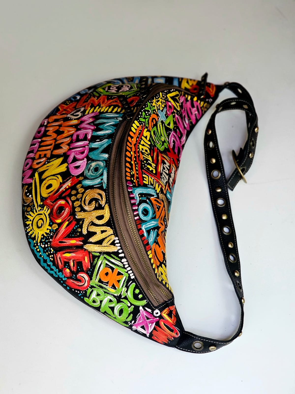 Leather Bumbag Colorful