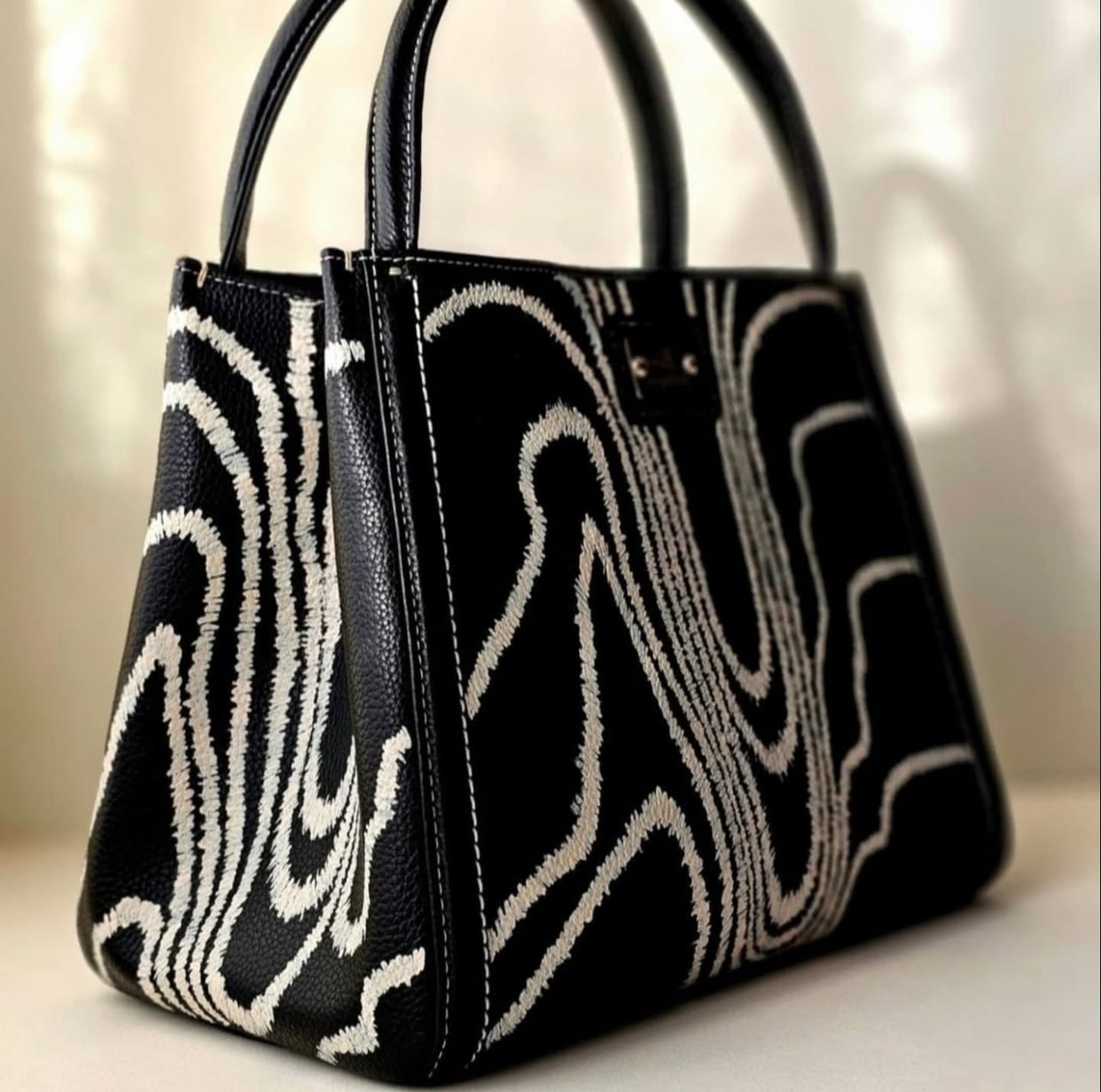 Leather Cross Bag Black #1