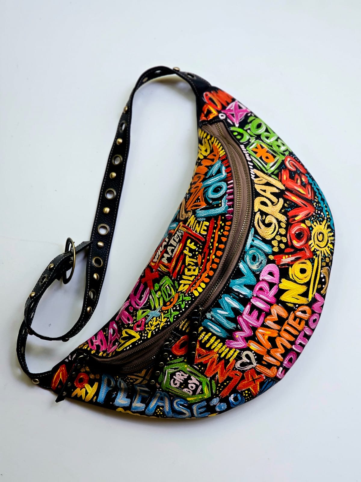 Leather Bumbag Colorful