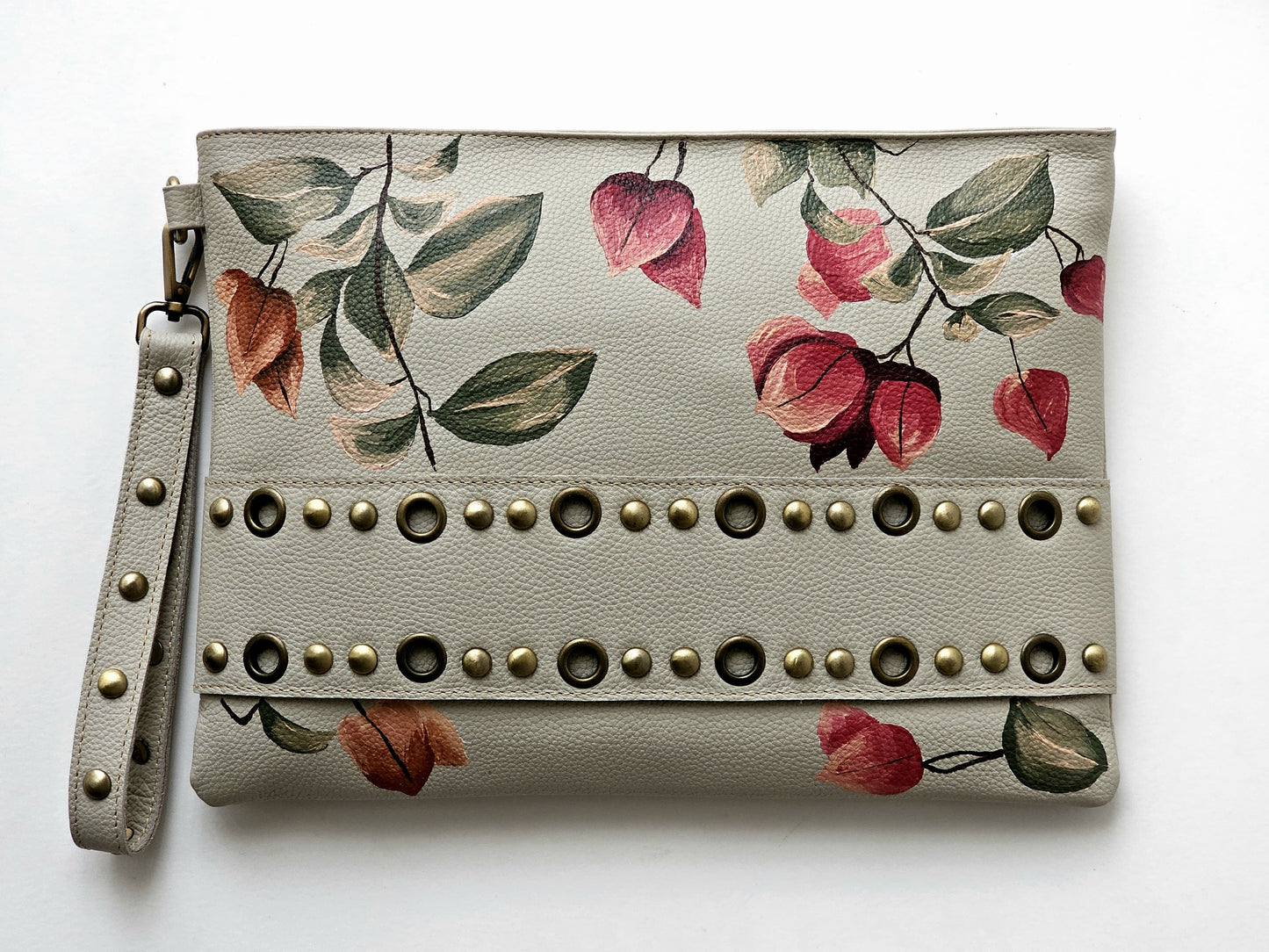 Studs Clutch X Pink Florals