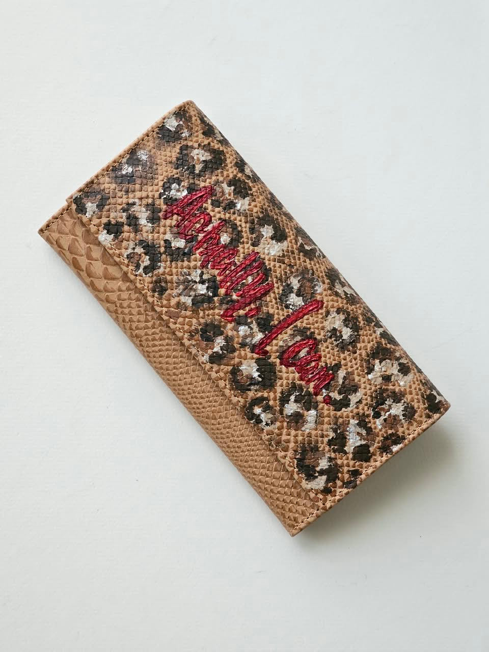 Leather Wallet X Actually I Can