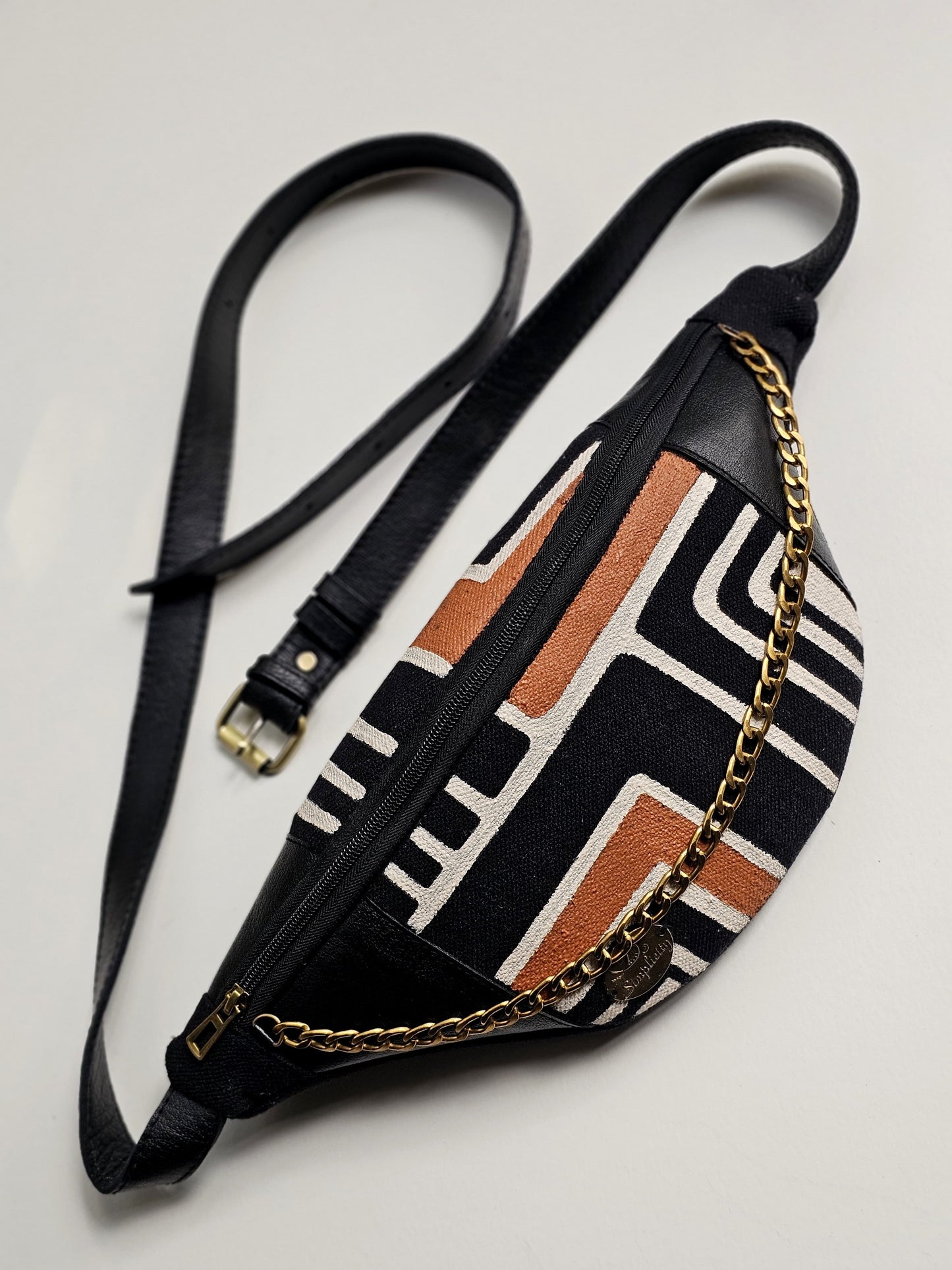 Fabric Fanny Pack Black 3