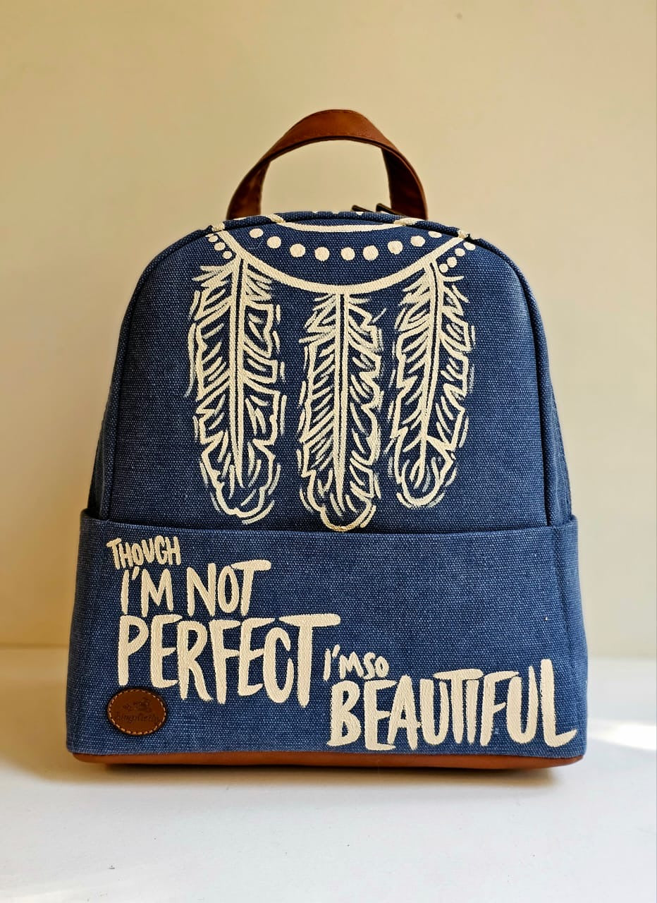 Fabric Medium Backpack Jeans X Dream Catcher
