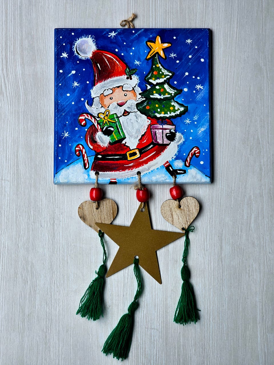 Santa's Sleigh Ride Wall Deco