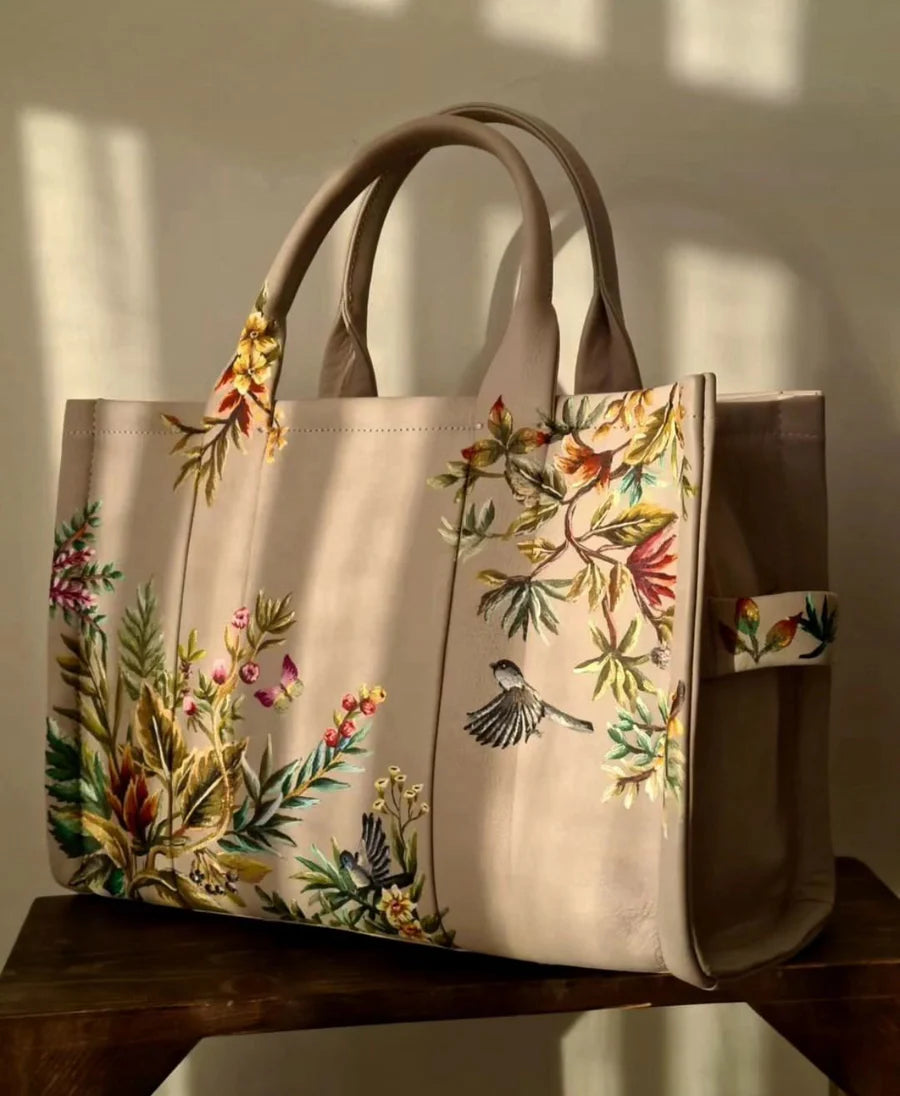 Large Tote Bag Beige Base