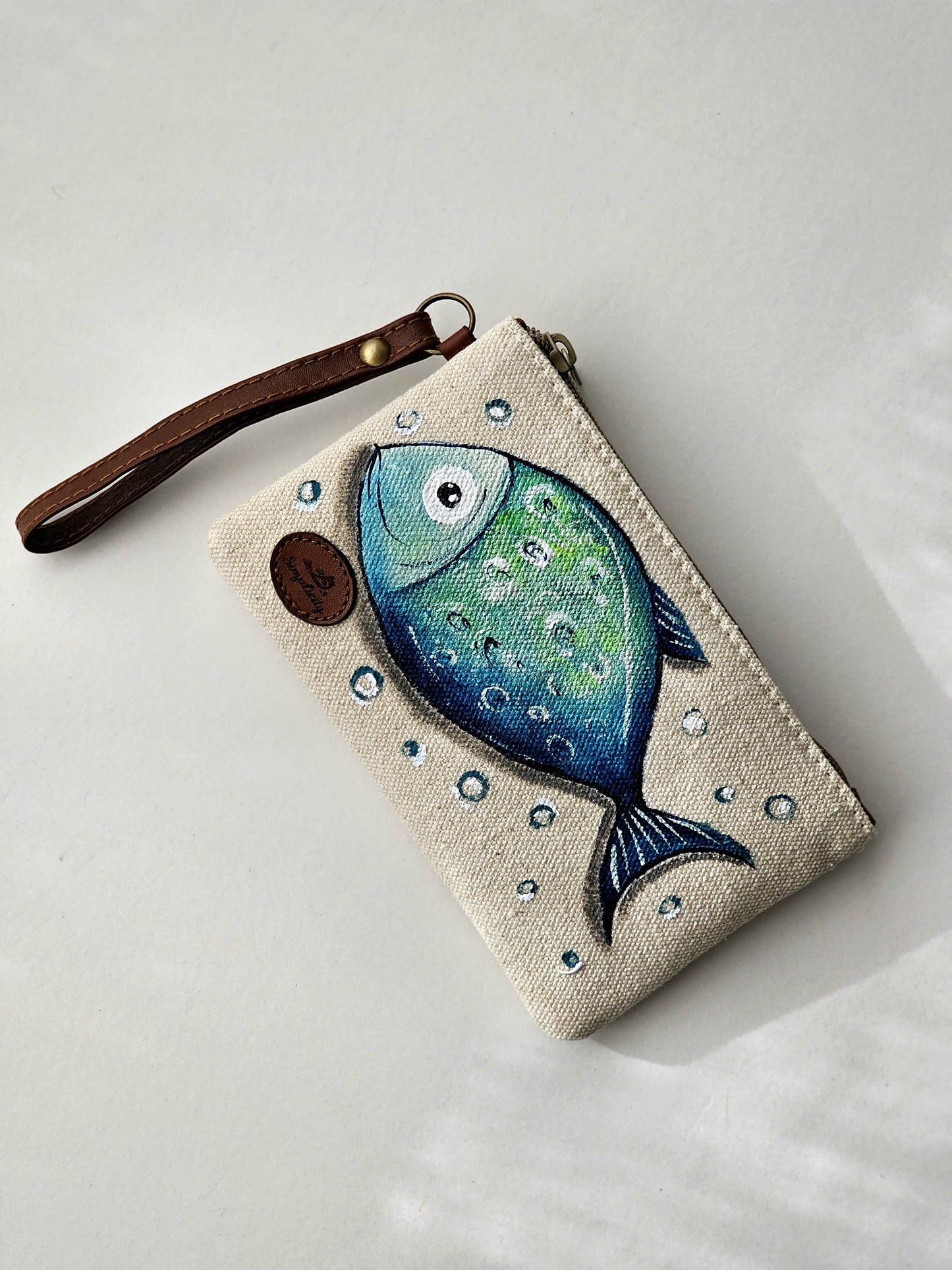 Mini Pouch X Green Fish