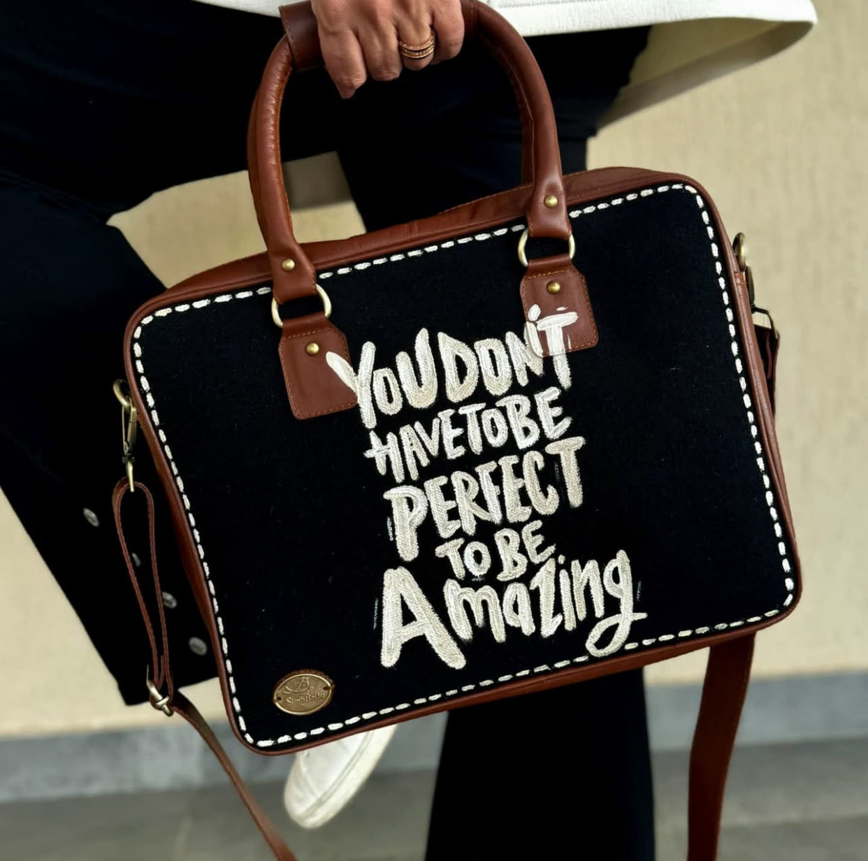 Laptop Bag You Dont Have To Be Perfect