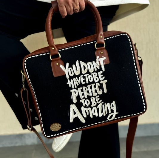 Laptop Bag You Dont Have To Be Perfect