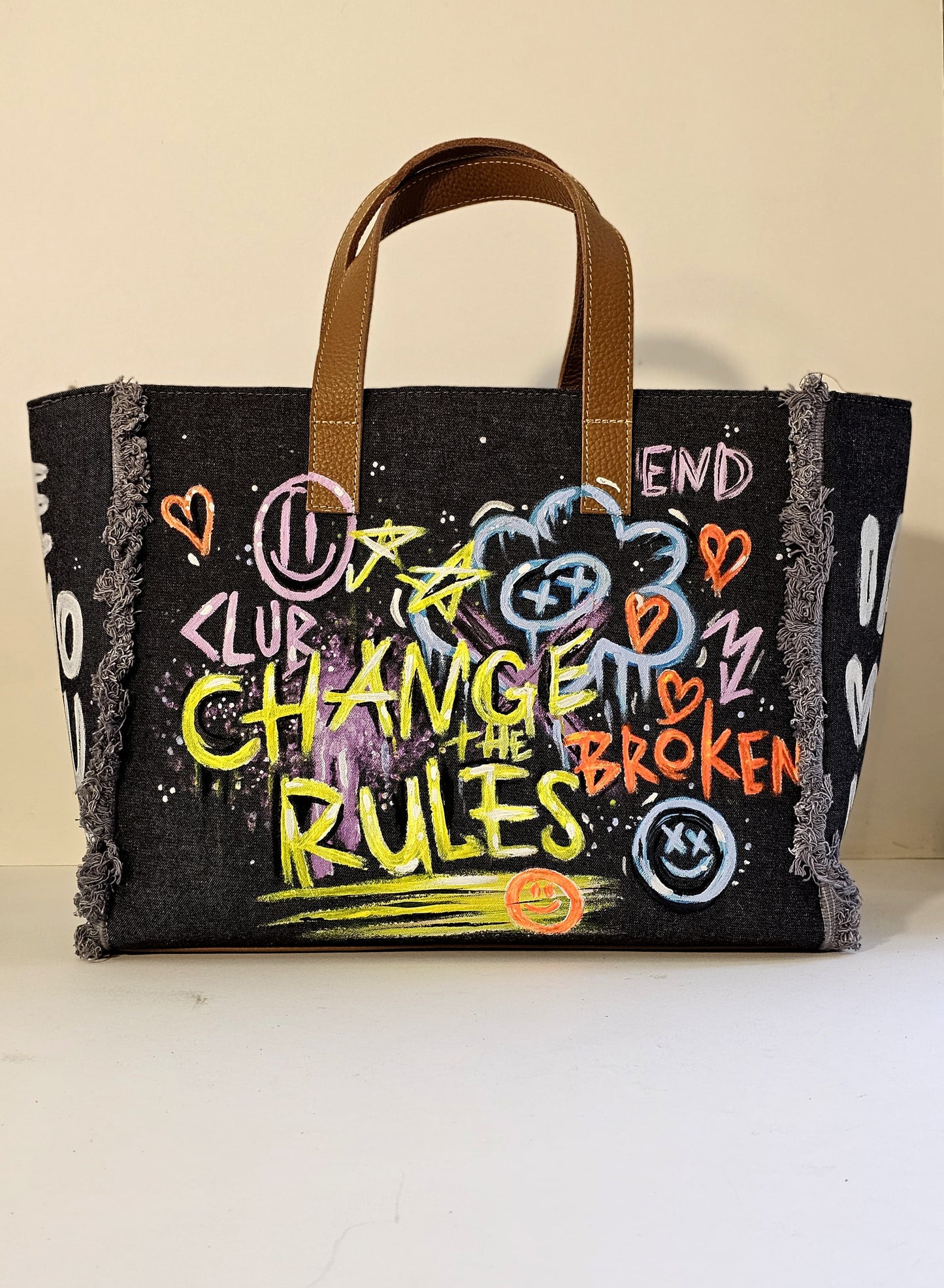 Black Jeans Tote Bag Change The Rules