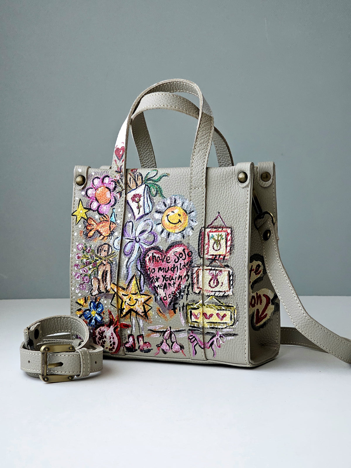 Mini Tote Bag X Happy Sketches