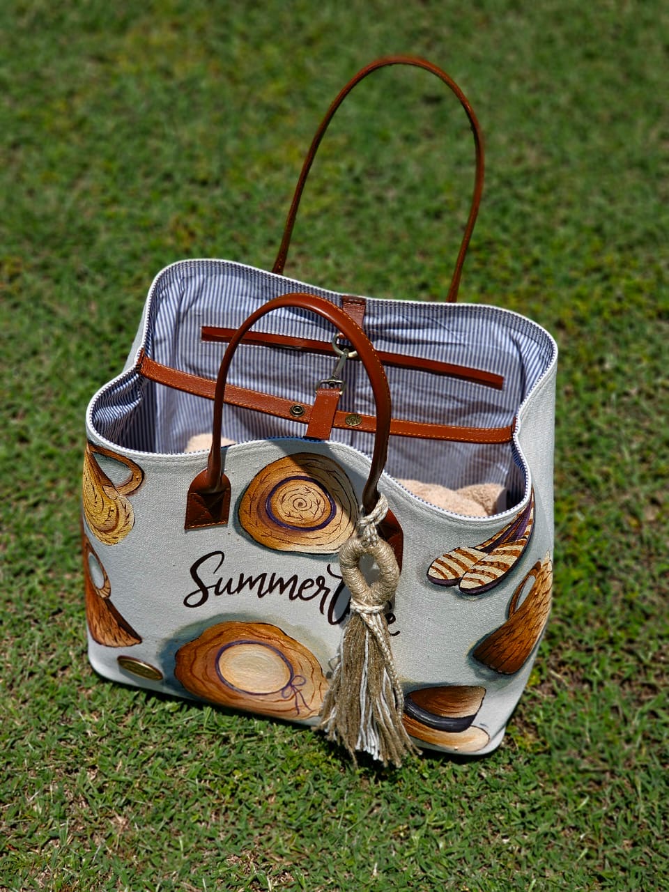 Beach Bags with Tassel