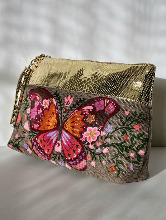 Painted Clutch X Royal Papillon