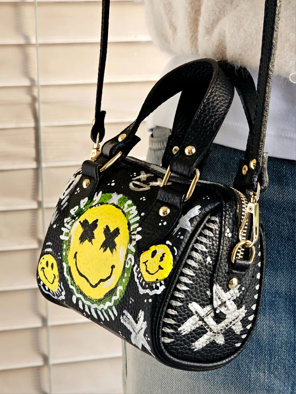 Mini Cross Bag X Happy Face