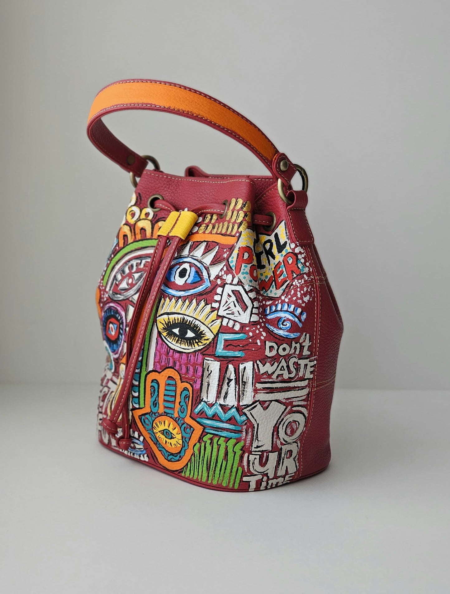Leather Bucket Bags