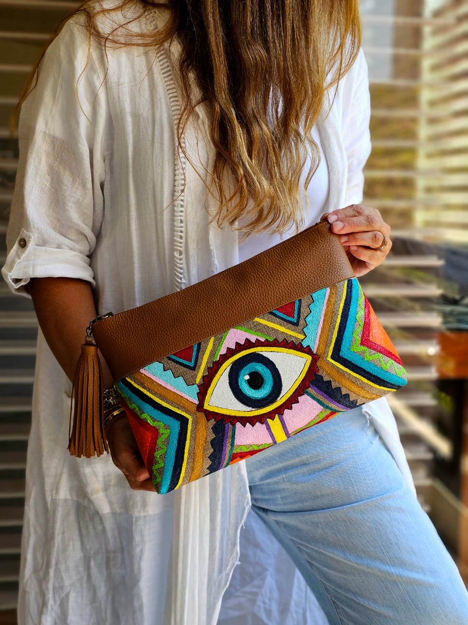 Summer Clutch X Geometric Eye