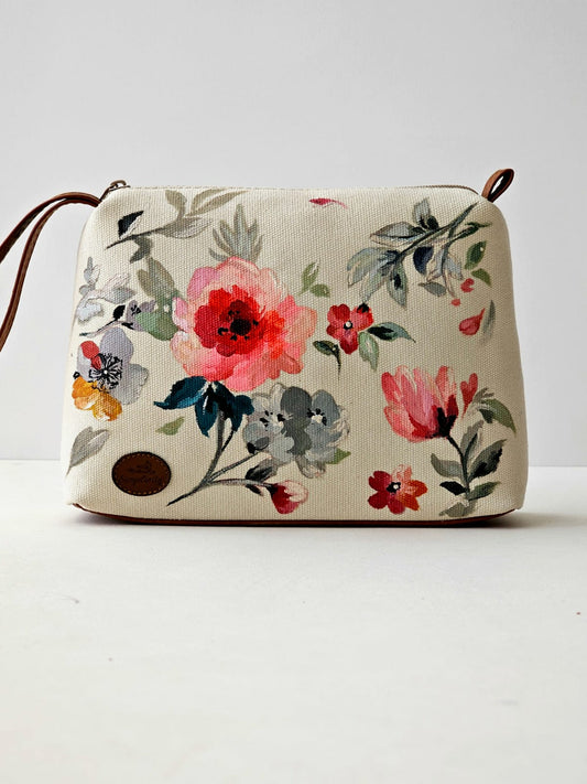 Gogo Clutch Offwhite X Flowers