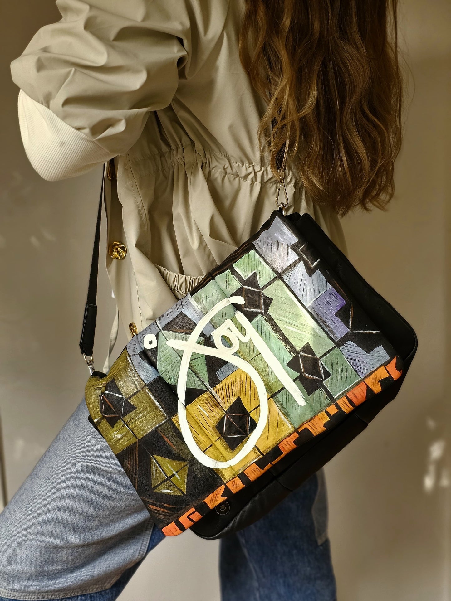Bold leather Black X Joy