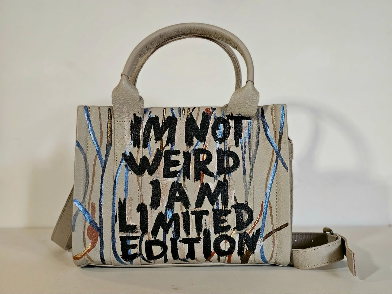 Medium Tote Bag Beige Im Not Weird
