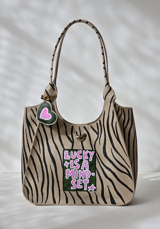 Hand Bag X Lucky is a Mind Set