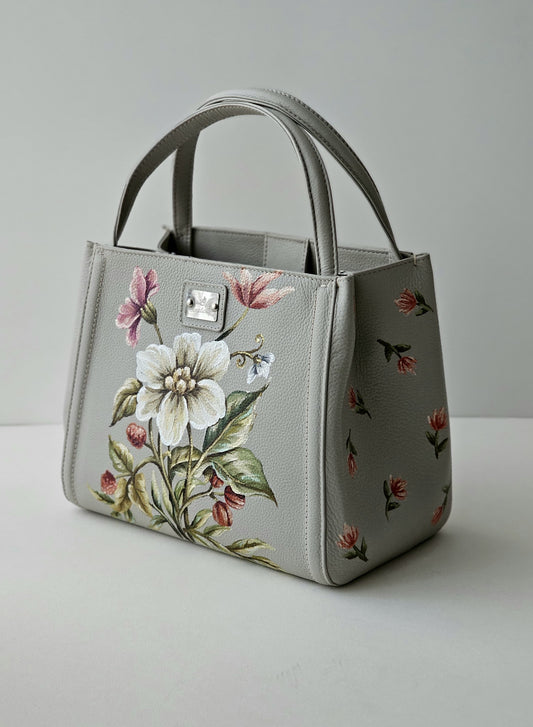 Leather Cross Bag Beige #2