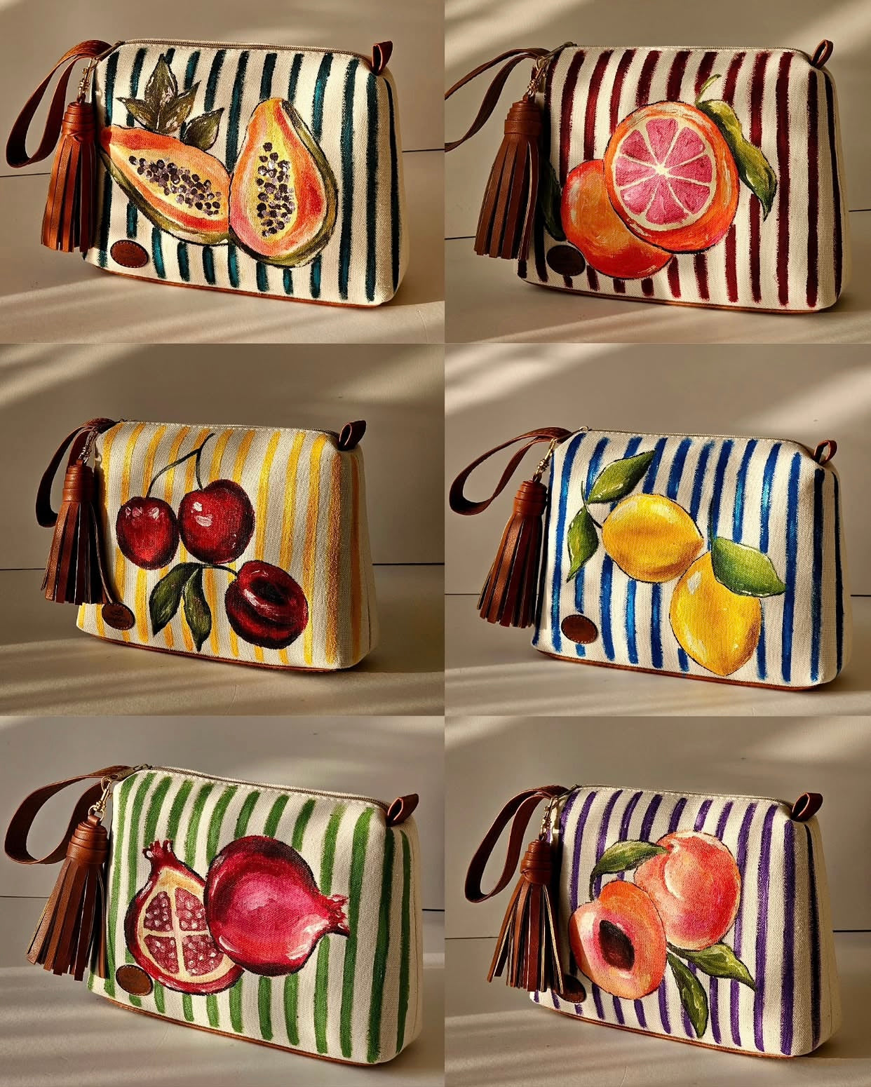 Summer Fruit Clutches