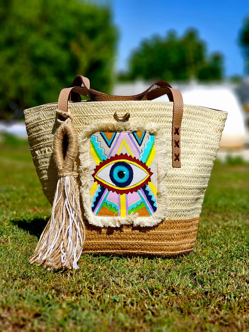 Straw Beach Bags