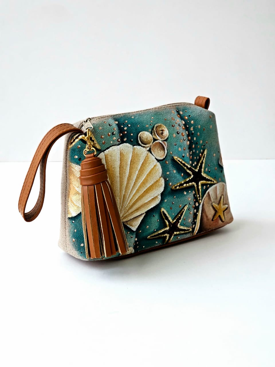 Gogo Clutch X Beige Seashells