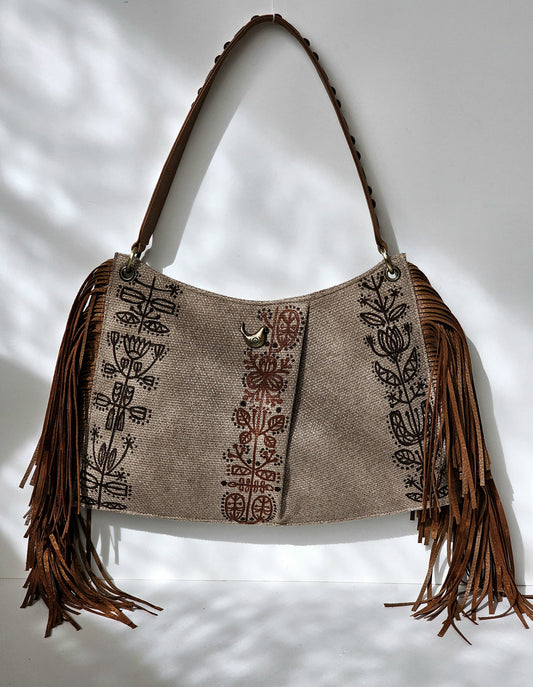 Shoulder Bag Side Fringes