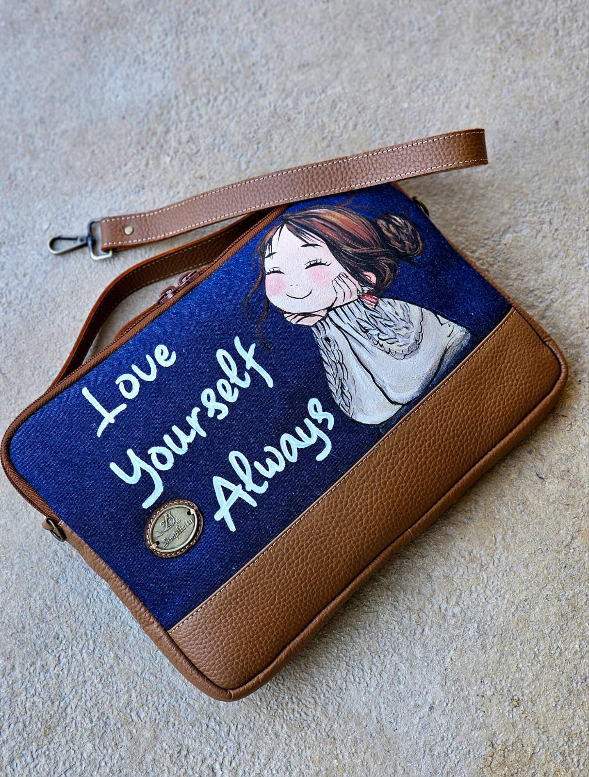 Small Laptop Sleeve X Love Yourself