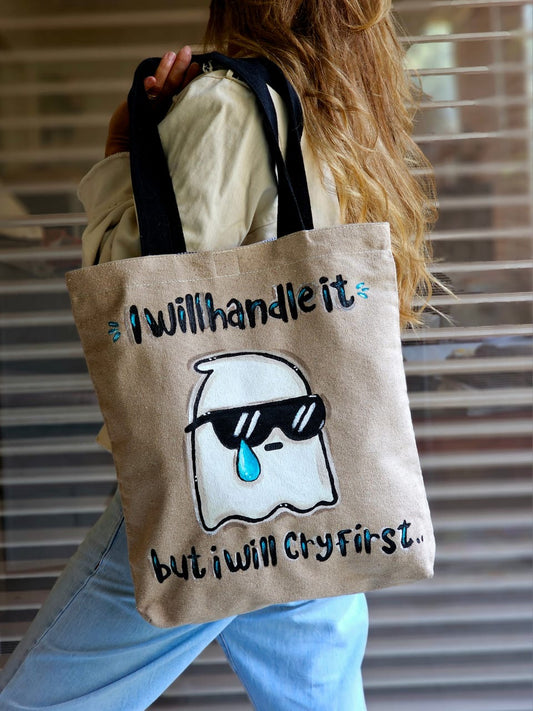Fabric Handbag X Handle it